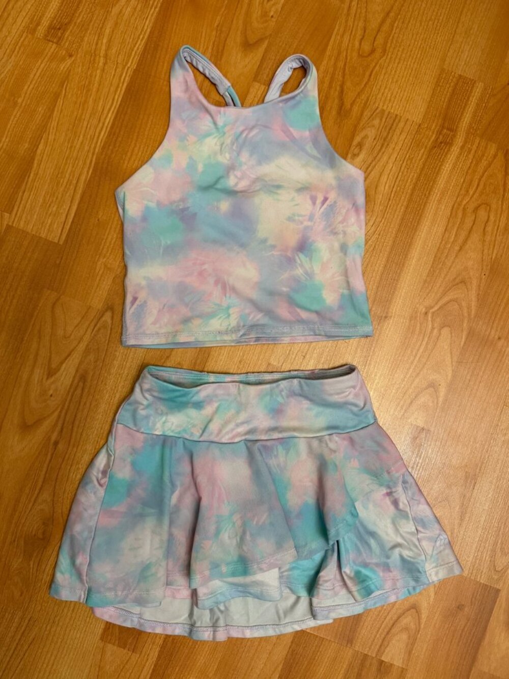 Old Navy pastel tie-dyed 2-piece: Small - 6/7